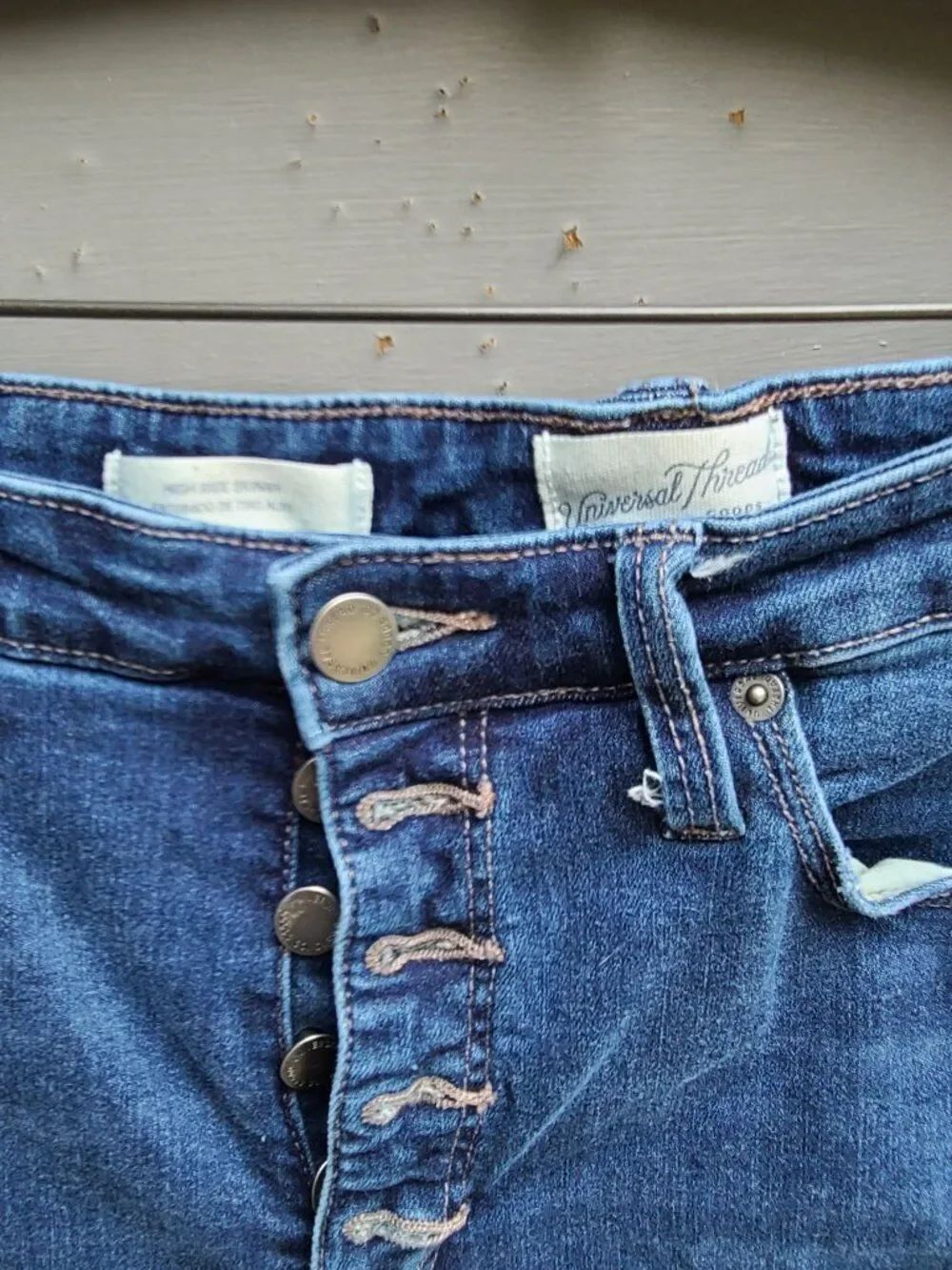Universal Threads 5 Button Fly High Rise Skinny Jeans 10/30 - Picture 9 of 9